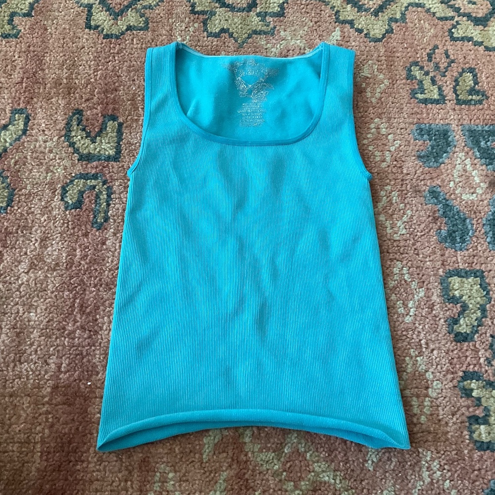 Women’s So Nikki turquoise tank top, one size fits most